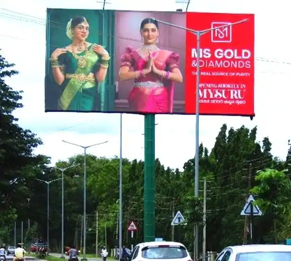 LED display installation